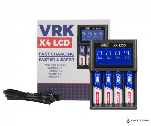 VRK  X4 LCD Lightning Faster Charger Wall Plug Version